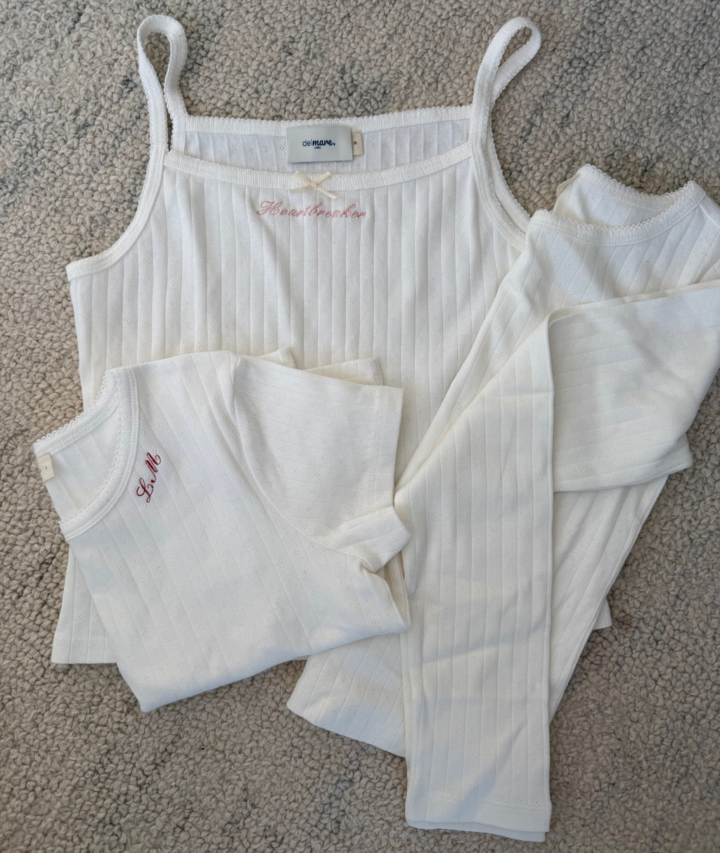 Pointelle Long Sleeve