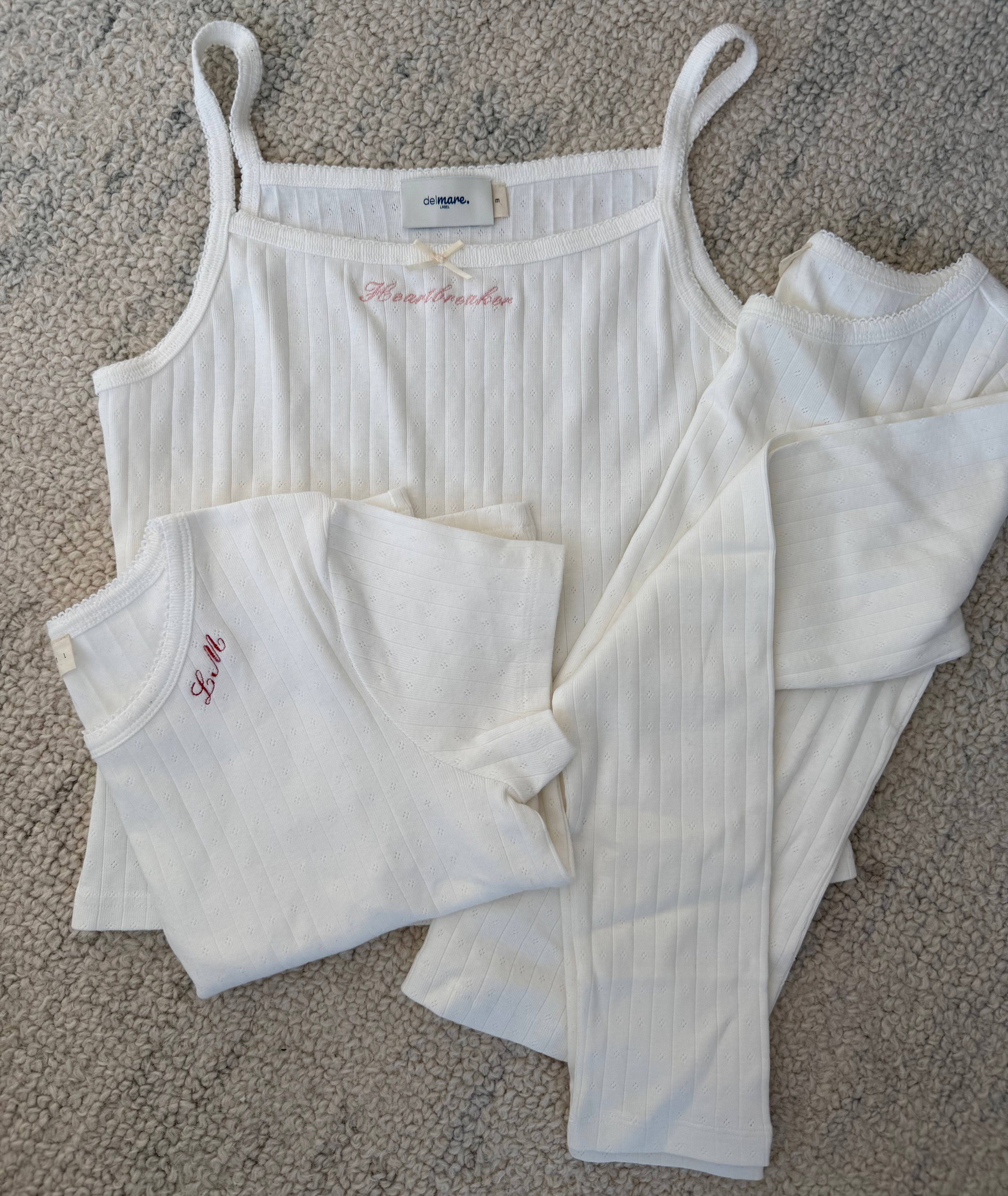 Pointelle Long Sleeve