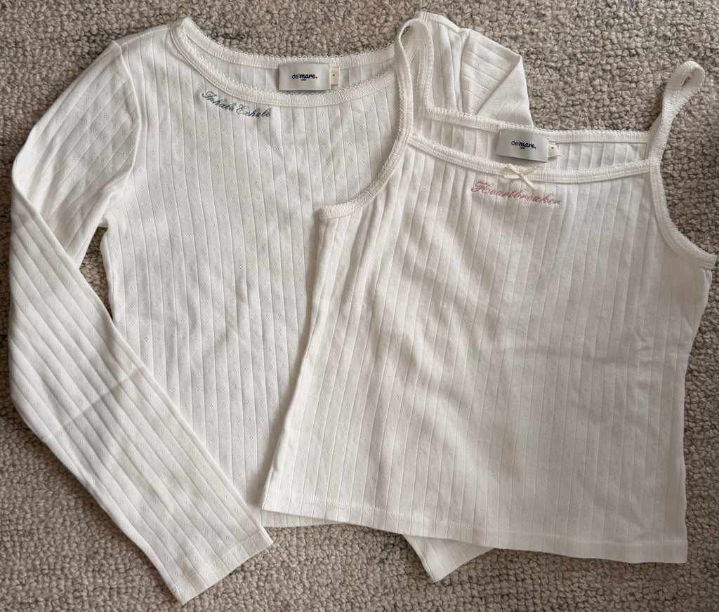 Pointelle Long Sleeve