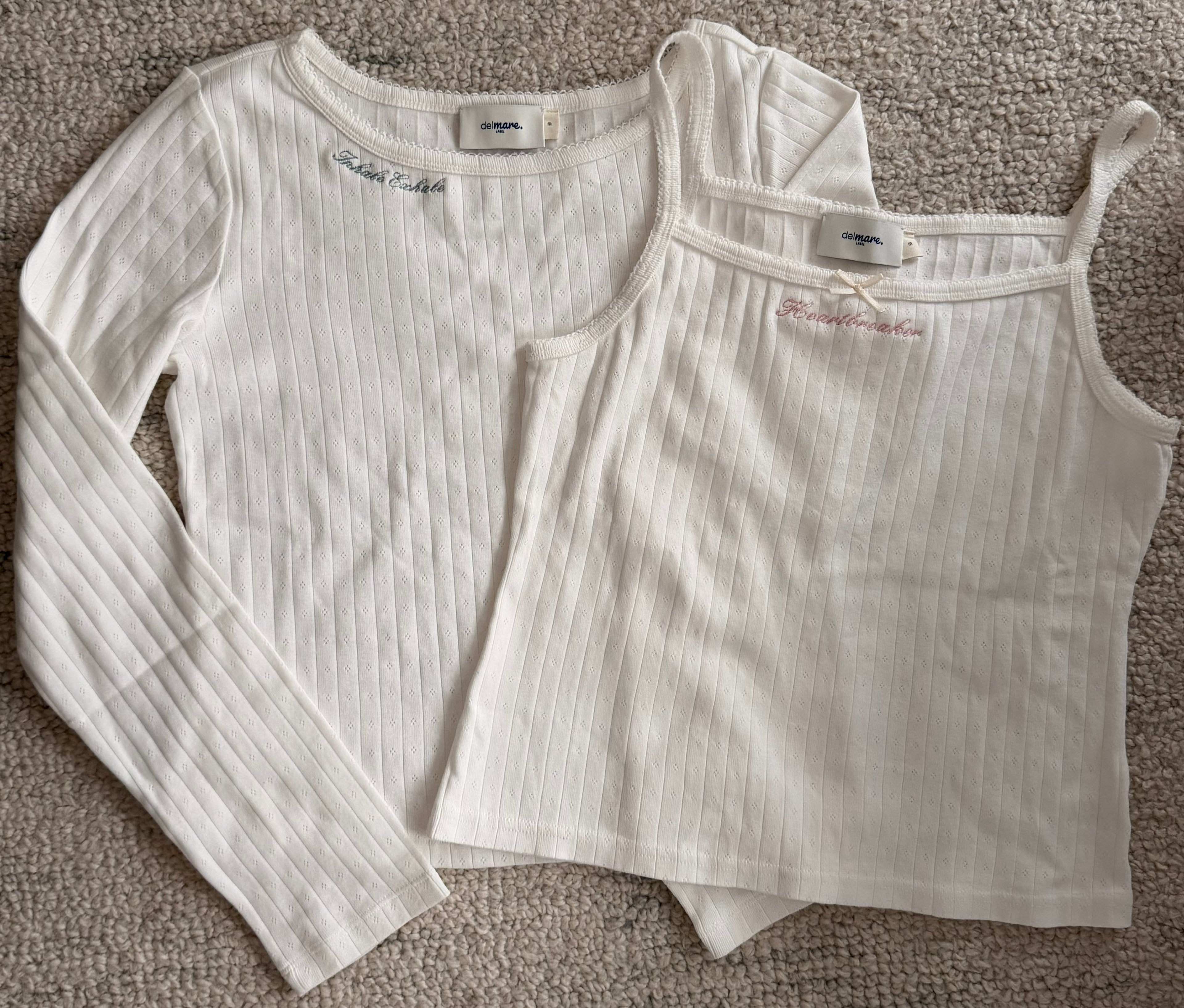 Pointelle Long Sleeve