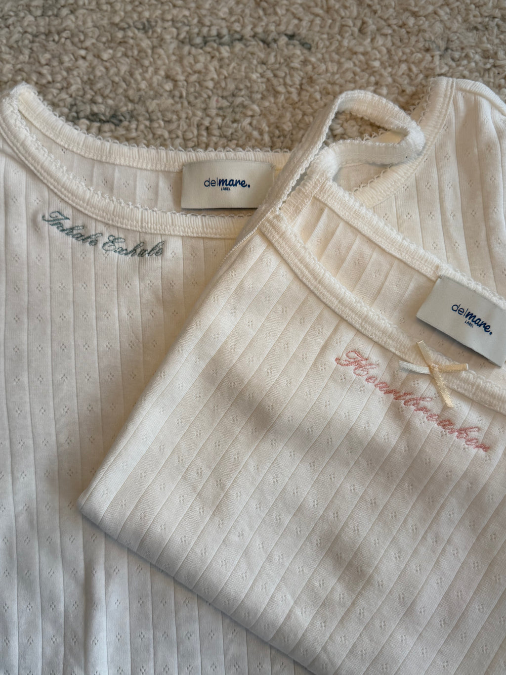 Pointelle Long Sleeve